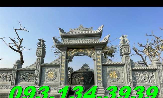 Mẫu cổng đá nghĩa trang đẹp^2025
